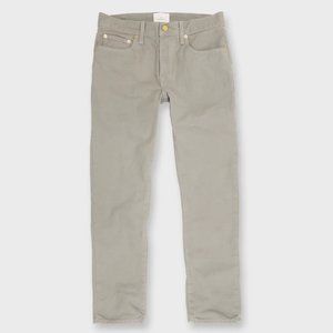 Sid Mashburn Slim Straight 5-Pocket Pant Mens / Grey Canvas / size 32/30